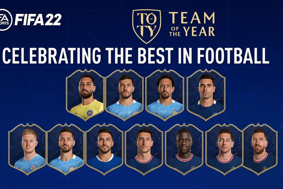Fifa 22 team of the year - celebrating the best in football
